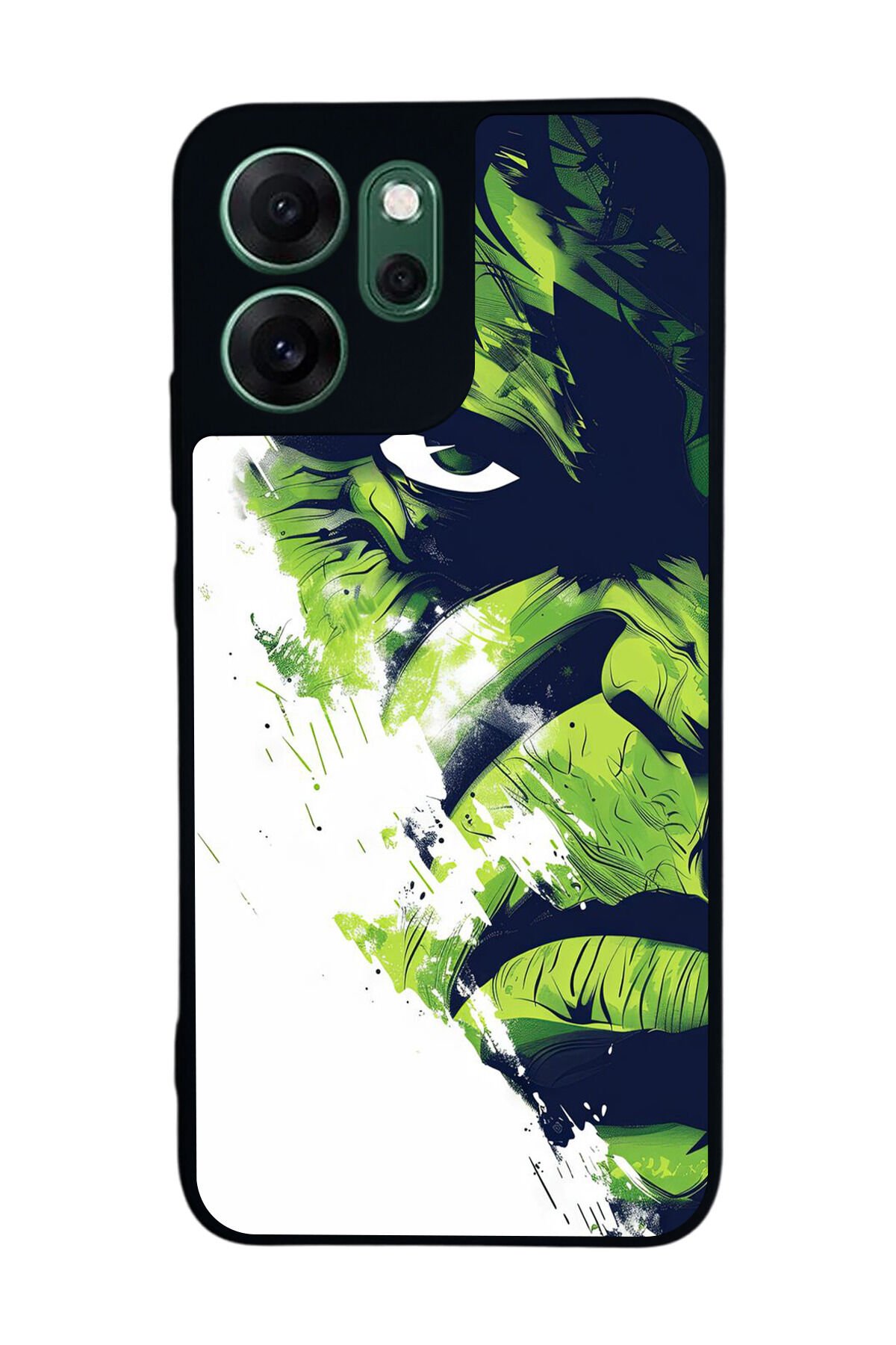 Oppo Reno 14F Uyumlu Hulk Tasarımlı Glossy Premium Kılıf