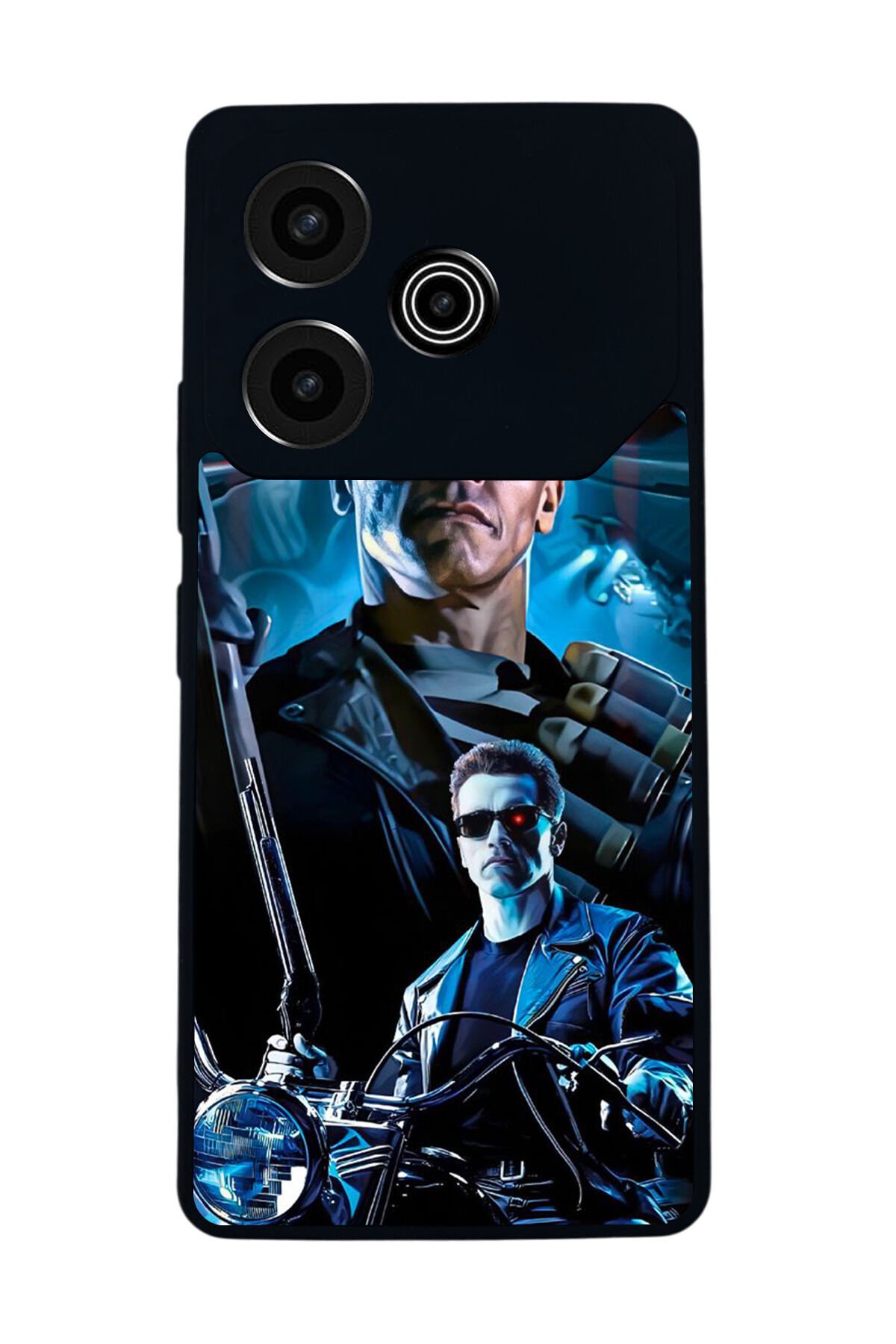 Tecno Pova 6 Uyumlu Terminator Tasarımlı Glossy Premium Kılıf