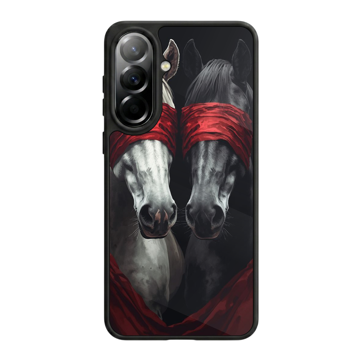 Samsung Galaxy A37 Uyumlu At Horse Tasarımlı Glossy Premium Kılıf