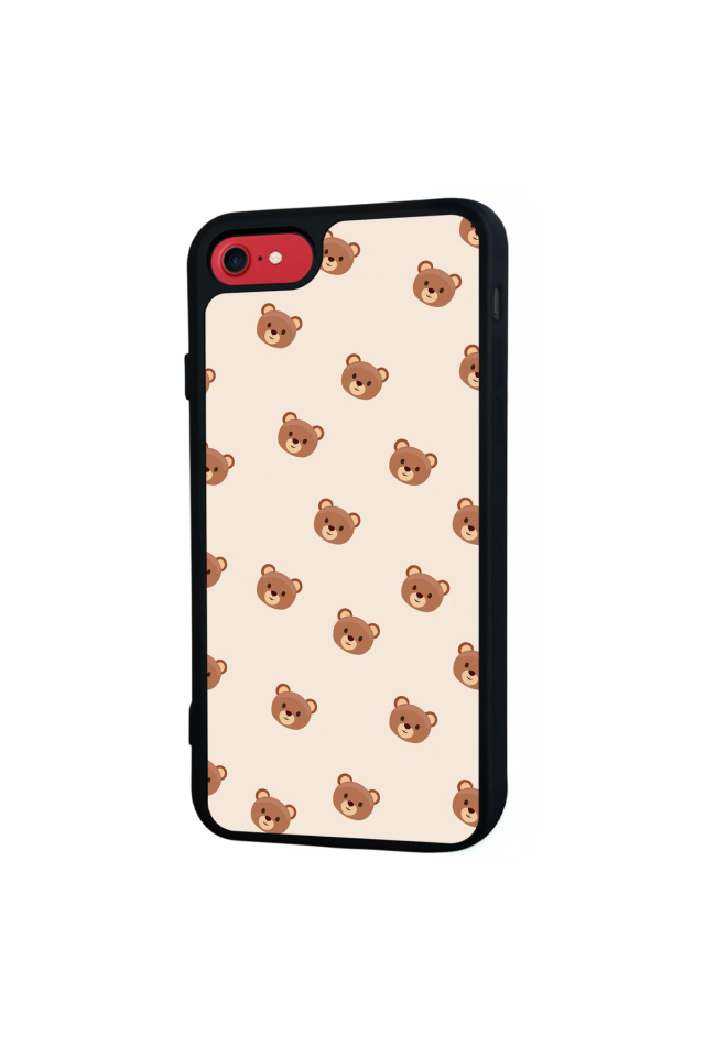 iPhone SE Uyumlu Ayı Tasarımlı Glossy Premium Kılıf