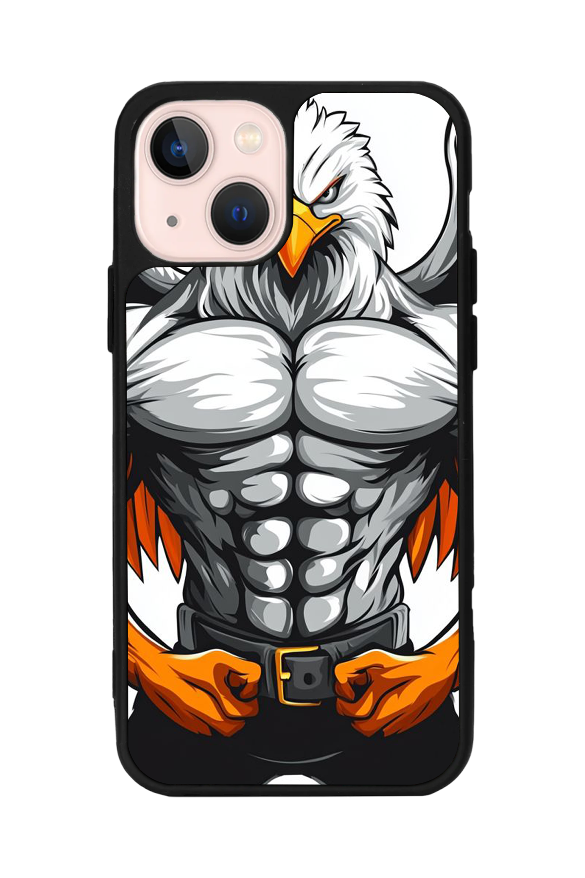 iPhone 15 Uyumlu Besiktas Tasarımlı Glossy Premium Kılıf