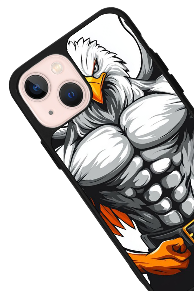 iPhone 15 Uyumlu Besiktas Tasarımlı Glossy Premium Kılıf