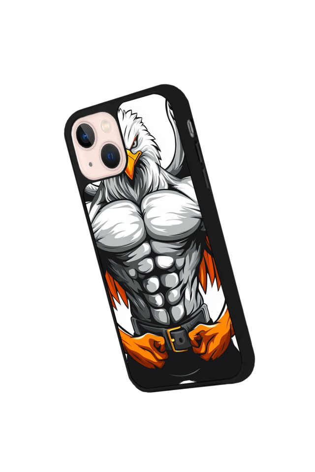iPhone 15 Uyumlu Besiktas Tasarımlı Glossy Premium Kılıf