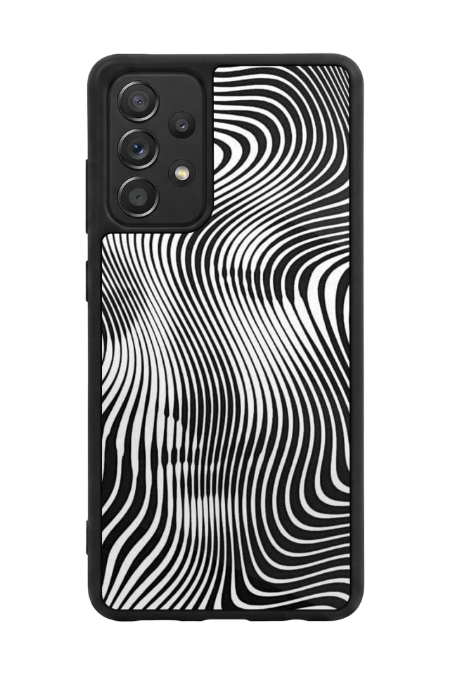 Samsung Galaxy A72 Uyumlu Çizgi Sanatı Tasarımlı Glossy Premium Kılıf