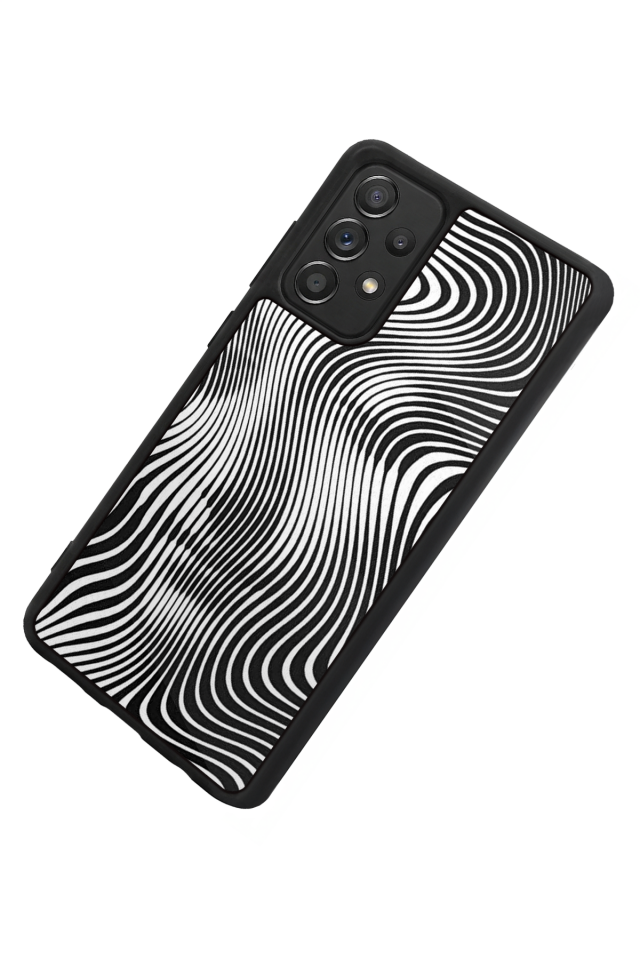 Samsung Galaxy A72 Uyumlu Çizgi Sanatı Tasarımlı Glossy Premium Kılıf
