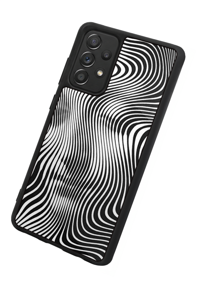 Samsung Galaxy A72 Uyumlu Çizgi Sanatı Tasarımlı Glossy Premium Kılıf
