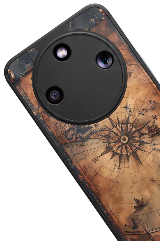 Honor Magic 8 Lite Uyumlu Hologram Leopar Tasarımlı Glossy Premium Kılıf