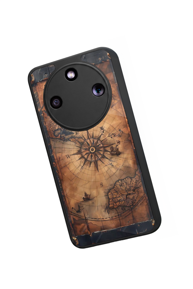 Honor Magic 8 Lite Uyumlu Hologram Leopar Tasarımlı Glossy Premium Kılıf
