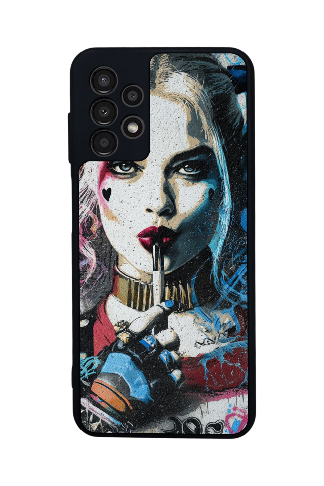 Samsung Galaxy A23 Uyumlu HarleyQueen Tasarımlı Glossy Premium Kılıf