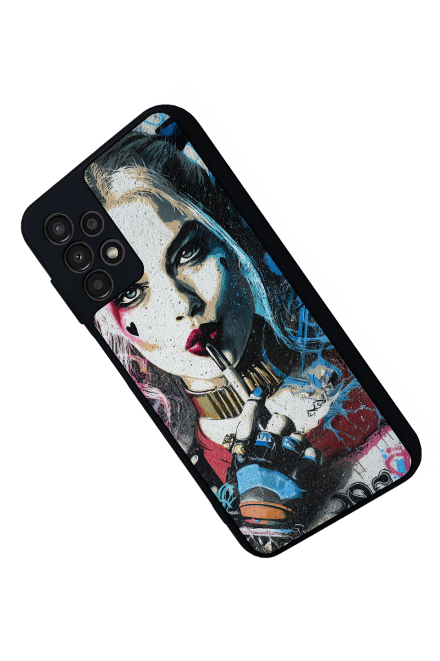 Samsung Galaxy A23 Uyumlu HarleyQueen Tasarımlı Glossy Premium Kılıf