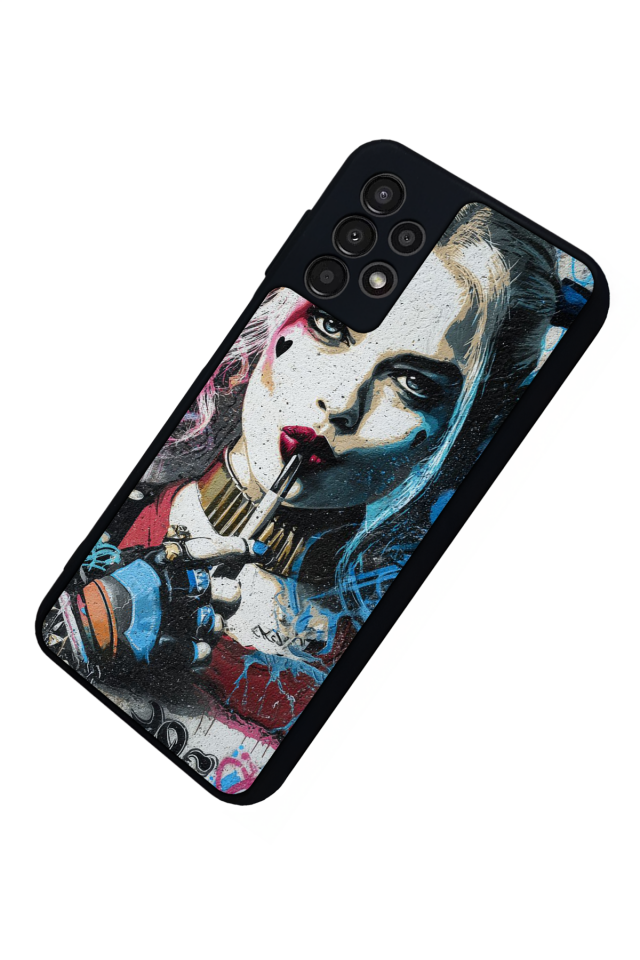 Samsung Galaxy A23 Uyumlu HarleyQueen Tasarımlı Glossy Premium Kılıf