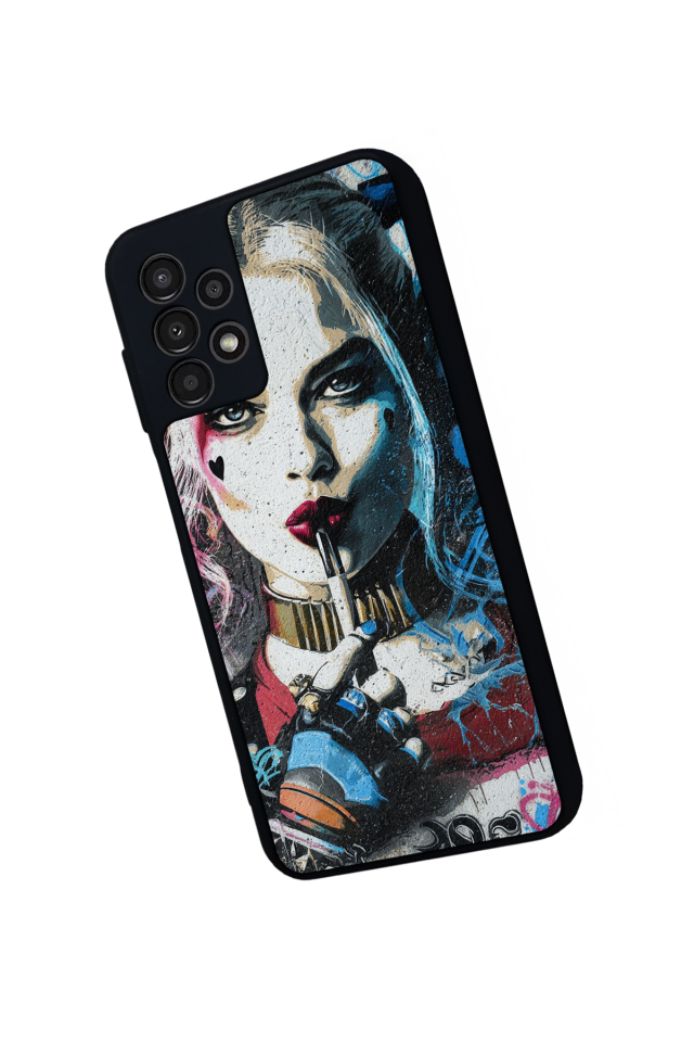 Samsung Galaxy A23 Uyumlu HarleyQueen Tasarımlı Glossy Premium Kılıf