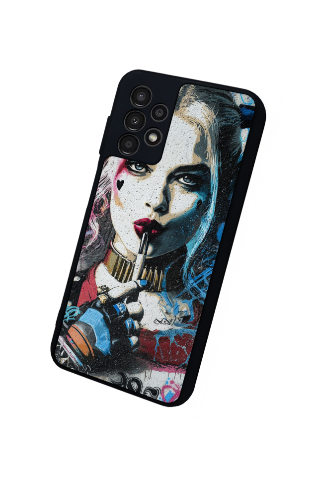 Samsung Galaxy A23 Uyumlu HarleyQueen Tasarımlı Glossy Premium Kılıf