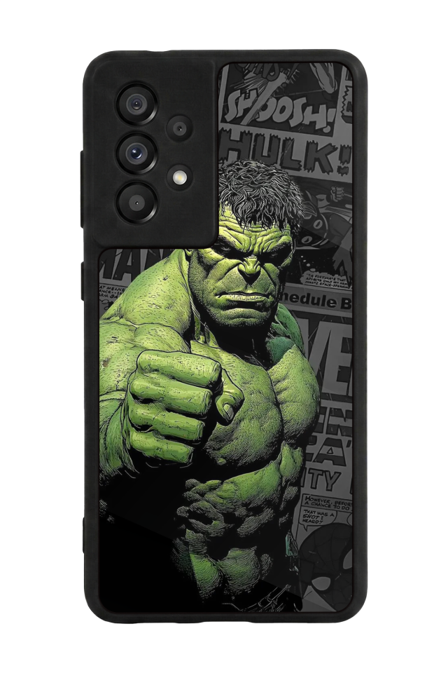 Samsung Galaxy A73 Uyumlu Hulk Tasarımlı Glossy Premium Kılıf
