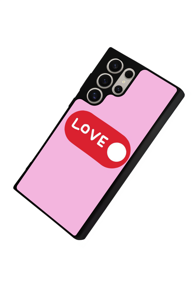 Samsung Galaxy S23 Ultra Uyumlu Kalp Love Tasarımlı Glossy Premium Kılıf