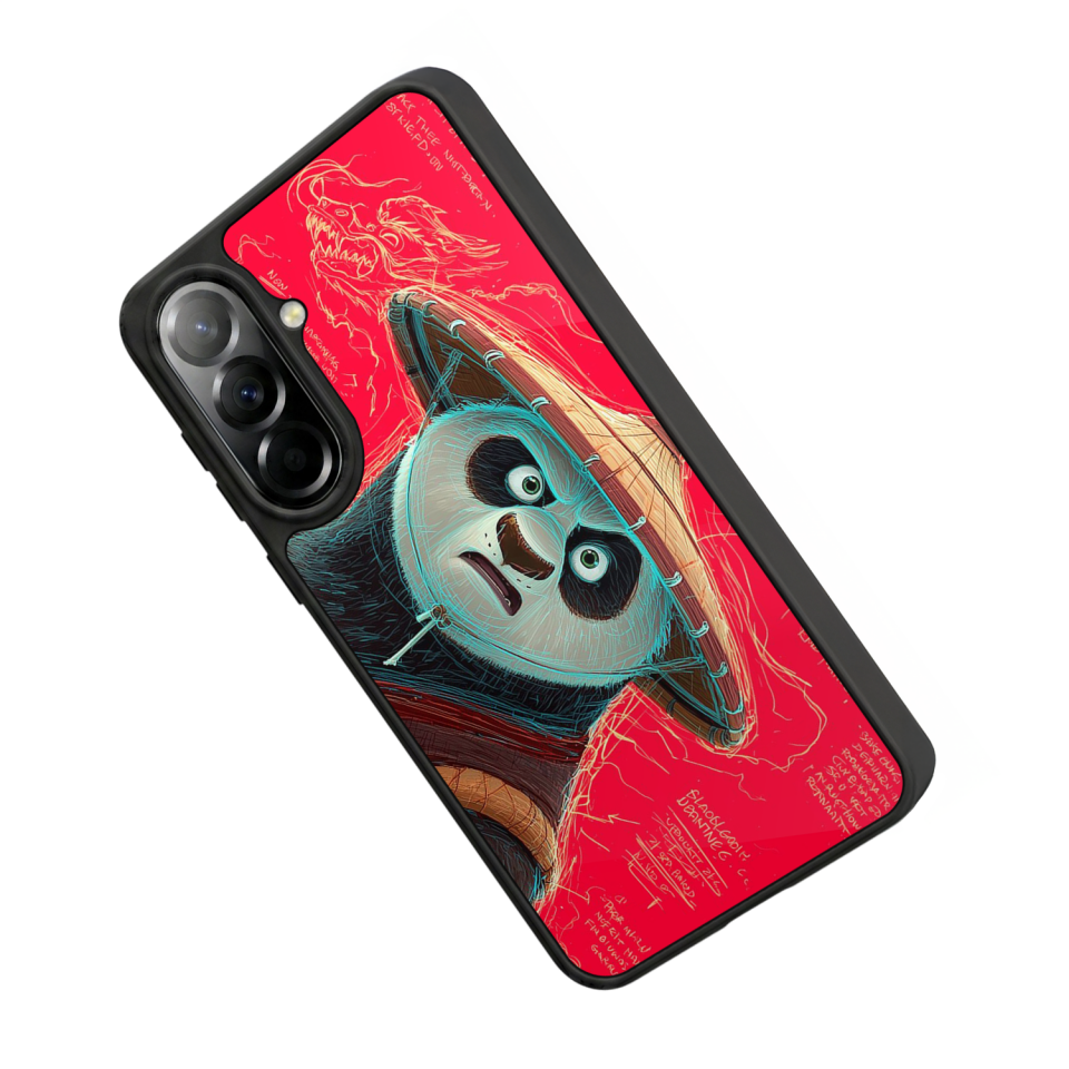 Samsung Galaxy A57 Uyumlu Kung Fu Panda Tasarımlı Glossy Premium Kılıf