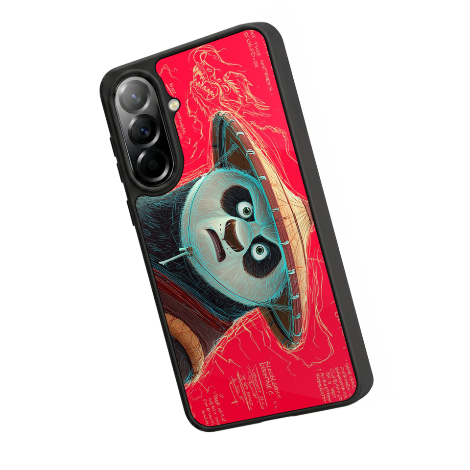 Samsung Galaxy A57 Uyumlu Kung Fu Panda Tasarımlı Glossy Premium Kılıf