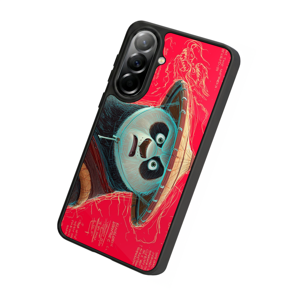 Samsung Galaxy A57 Uyumlu Kung Fu Panda Tasarımlı Glossy Premium Kılıf