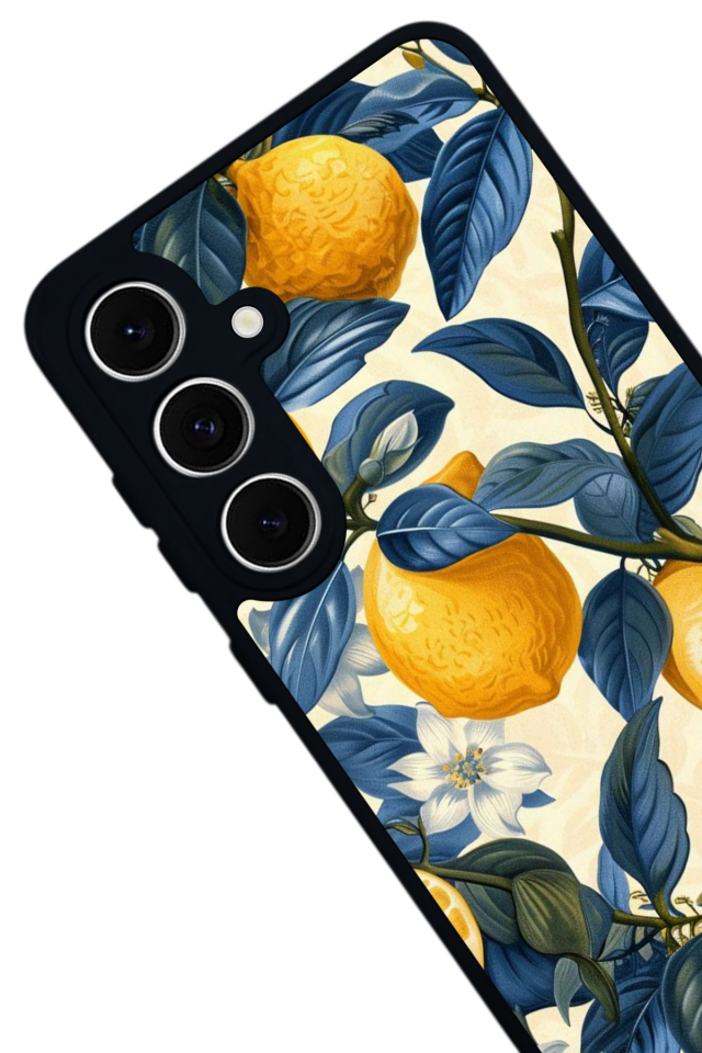 Samsung Galaxy A16 Uyumlu Limon Tasarımlı Glossy Premium Kılıf