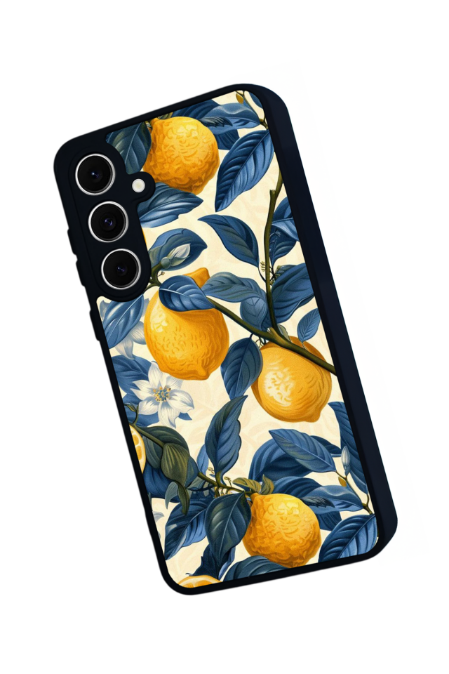 Samsung Galaxy A16 Uyumlu Limon Tasarımlı Glossy Premium Kılıf