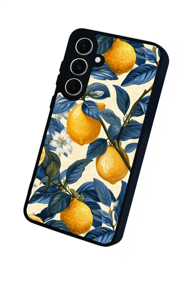 Samsung Galaxy A16 Uyumlu Limon Tasarımlı Glossy Premium Kılıf