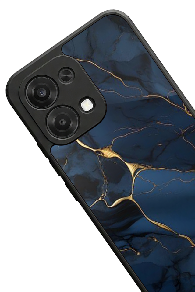 Oppo A6 Pro Uyumlu Mermer Marble Tasarımlı Glossy Premium Kılıf