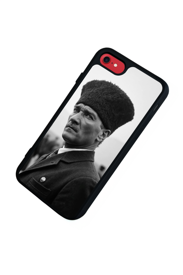 iPhone 8 Uyumlu Mustafa Kemal Ataturk Tasarımlı Glossy Premium Kılıf