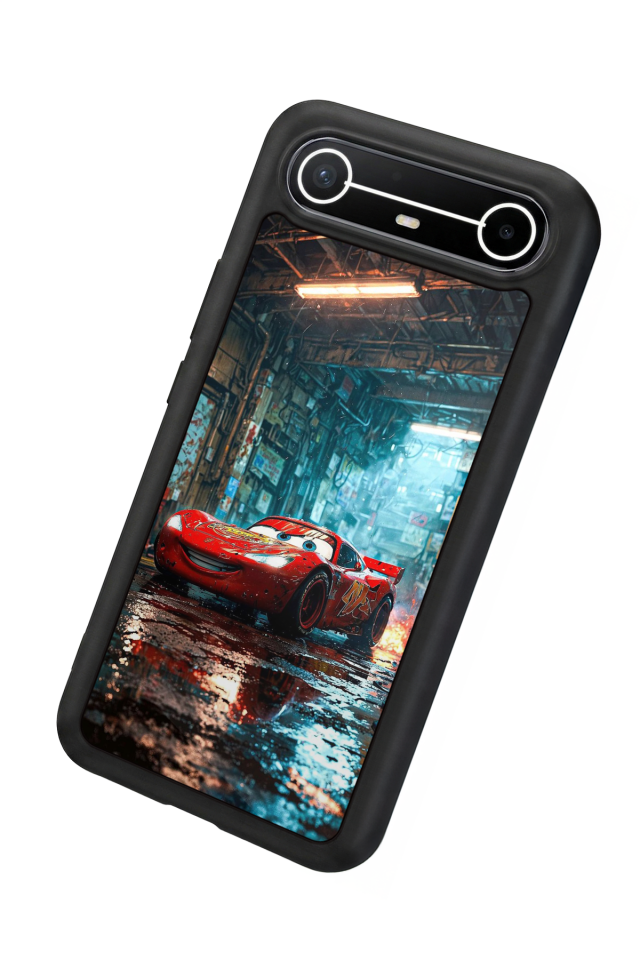 Tecno Spark Slim 5G Uyumlu Şimsek McQueen Tasarımlı Glossy Premium Kılıf