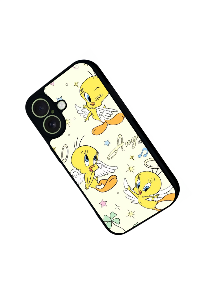 iPhone 17 Uyumlu Tweety Tasarımlı Glossy Premium Kılıf