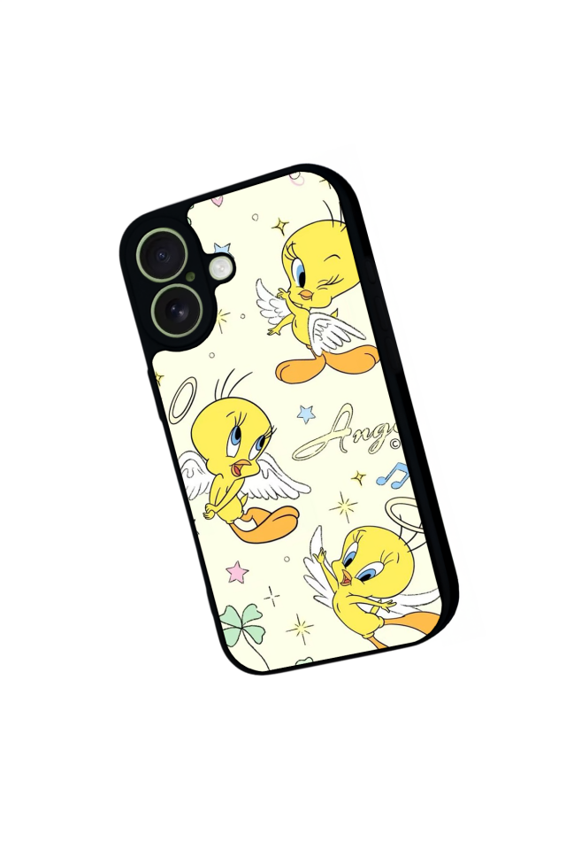 iPhone 17 Uyumlu Tweety Tasarımlı Glossy Premium Kılıf