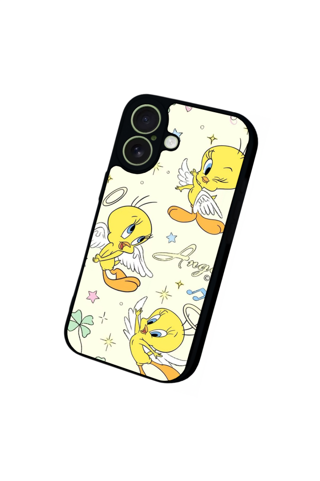 iPhone 17 Uyumlu Tweety Tasarımlı Glossy Premium Kılıf