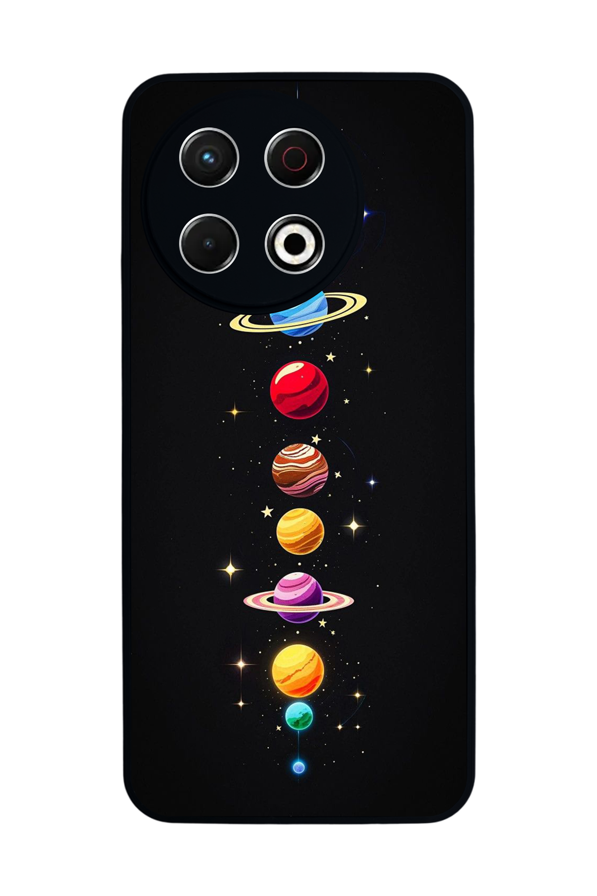 Tecno Spark 30 Pro Uyumlu Uzay Tasarımlı Glossy Premium Kılıf