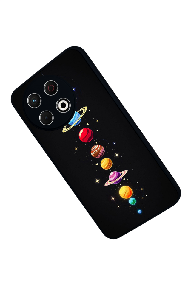 Tecno Spark 30 Pro Uyumlu Uzay Tasarımlı Glossy Premium Kılıf