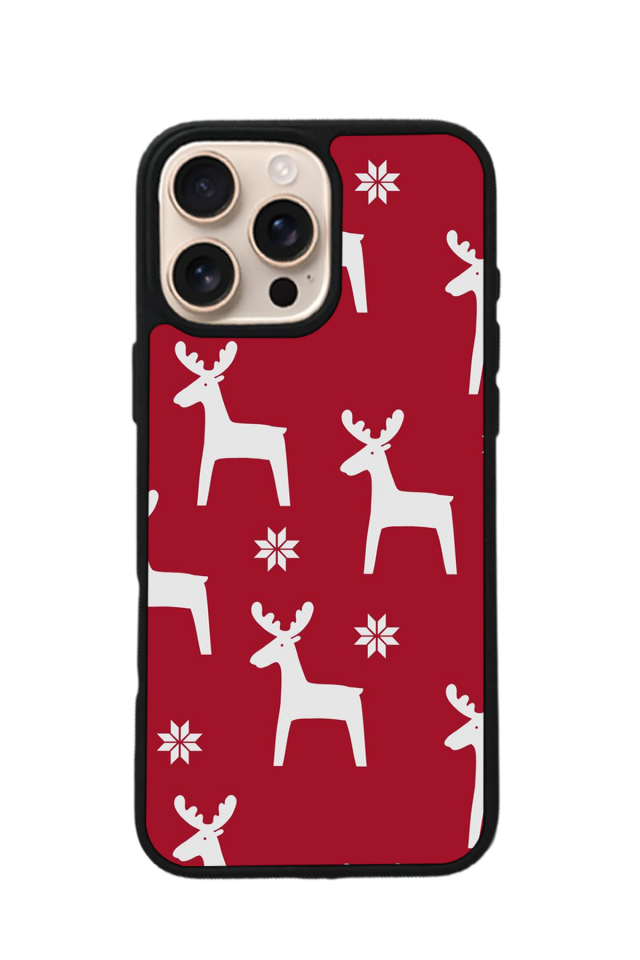 iPhone 15 Pro Max Uyumlu Yilbasi Christmas Tasarımlı Glossy Premium Kılıf