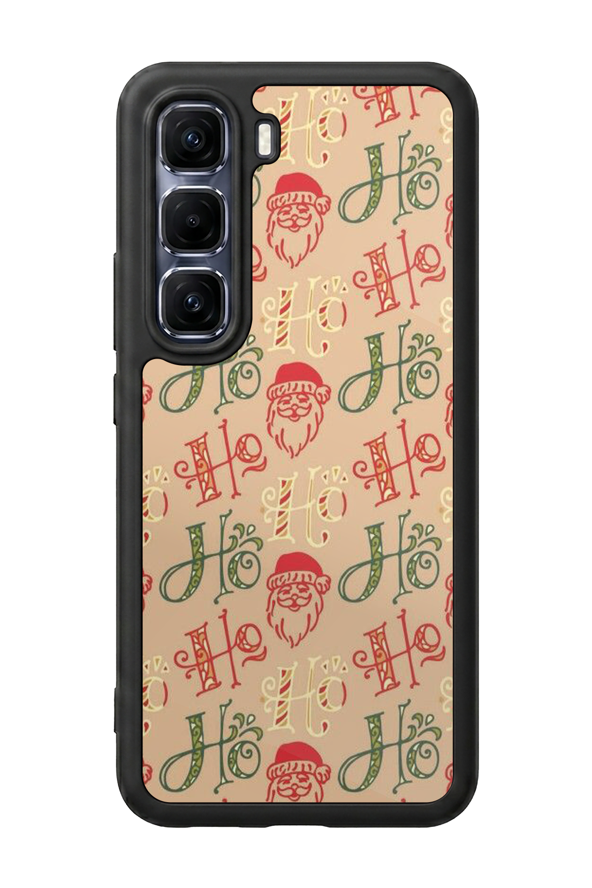 Infinix Hot 60 Pro Plus Uyumlu Yilbasi Christmas Tasarımlı Glossy Premium Kılıf