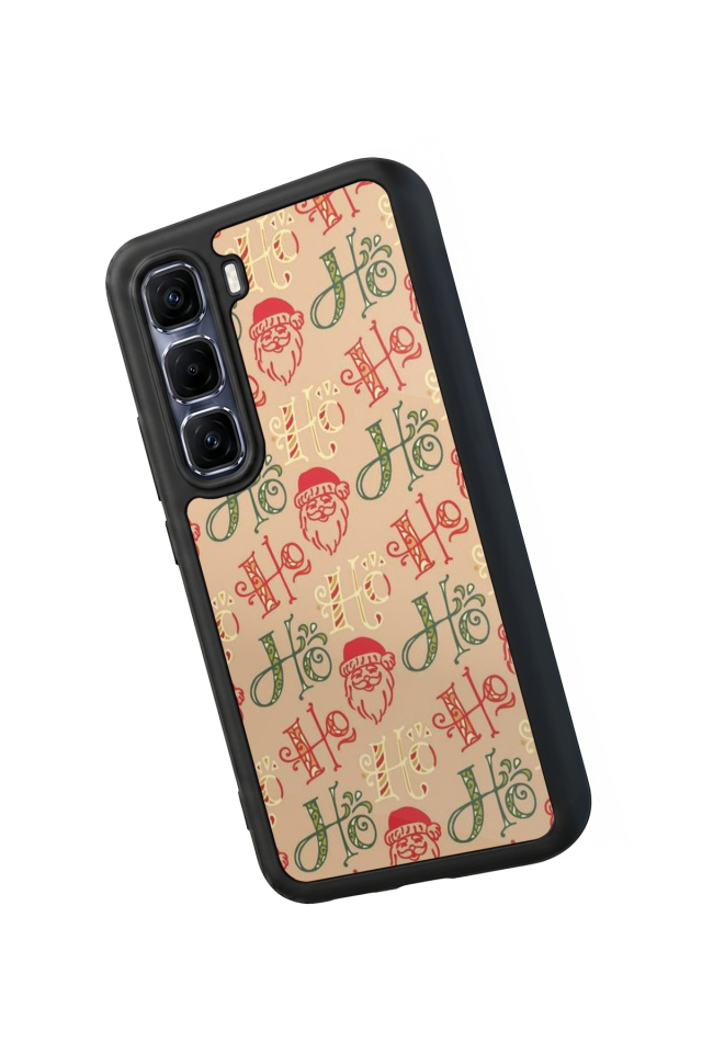 Infinix Hot 60 Pro Plus Uyumlu Yilbasi Christmas Tasarımlı Glossy Premium Kılıf