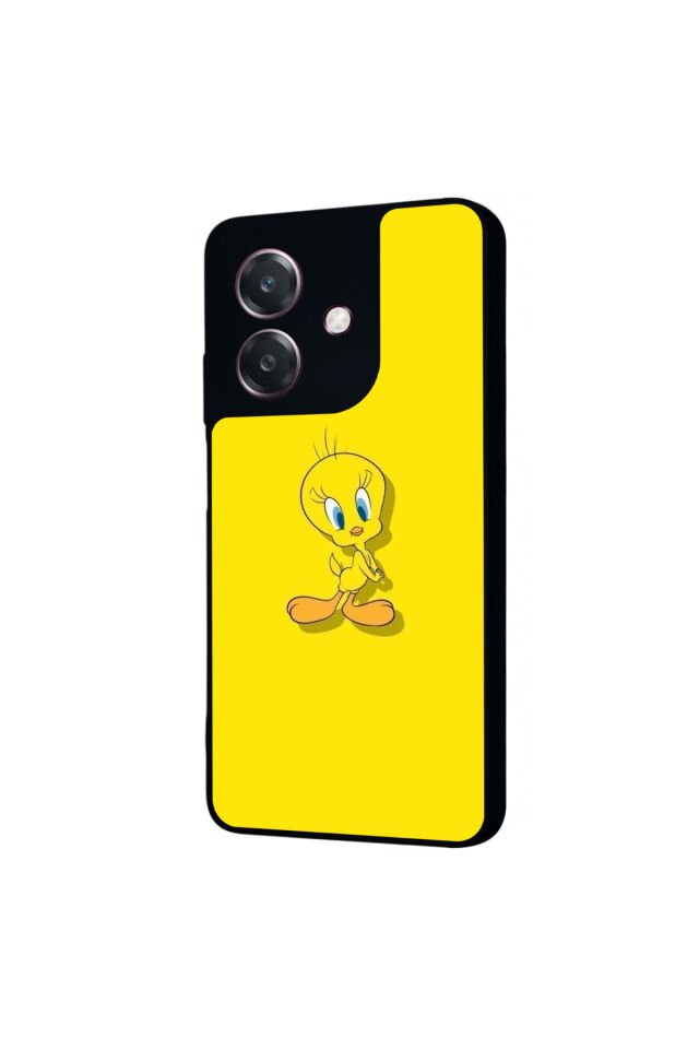 Oppo A3 5G Uyumlu Tweety Tasarımlı Glossy Premium Kılıf