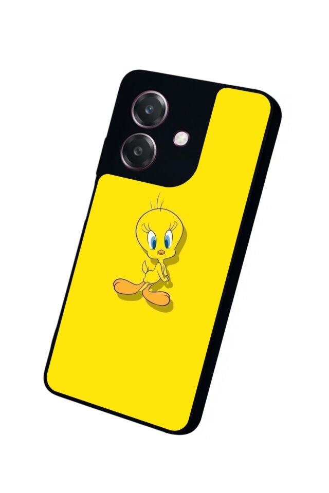 Oppo A3 5G Uyumlu Tweety Tasarımlı Glossy Premium Kılıf