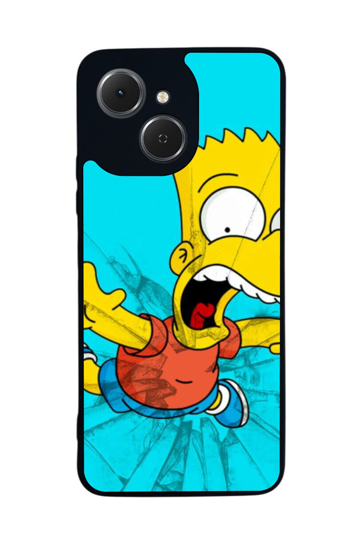 Tecno Spark 40C Uyumlu The Simpsons Tasarımlı Glossy Premium Kılıf