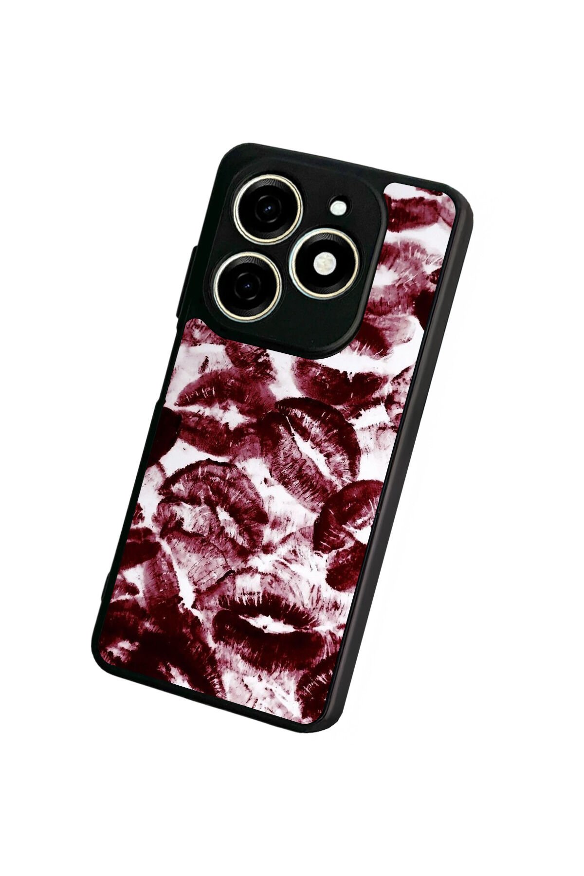 Tecno Spark 20/20C Uyumlu Dudak Tasarımlı Glossy Premium Kılıf