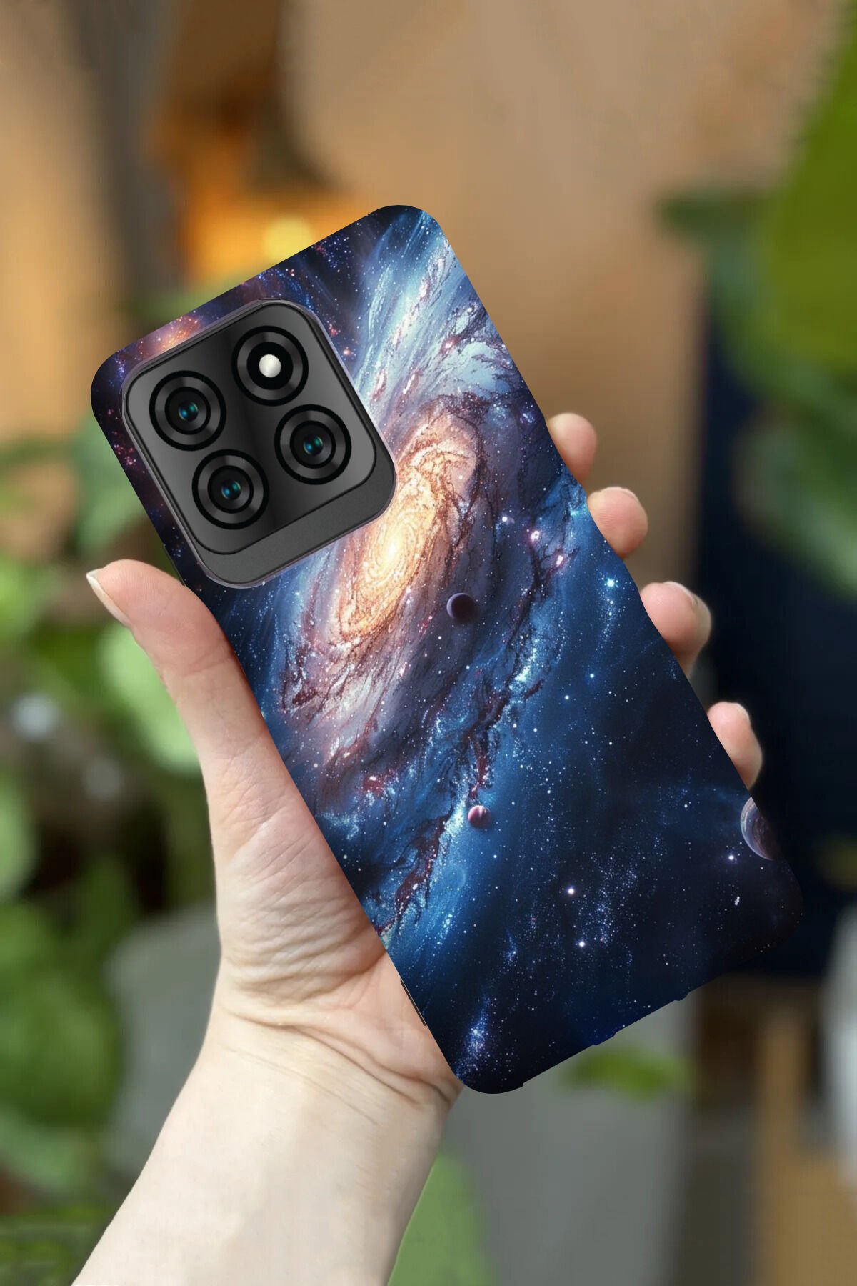 Reeder S71 Uyumlu Kamera Korumalı Gezegen Desenli HD Baskılı Silikon Kılıf