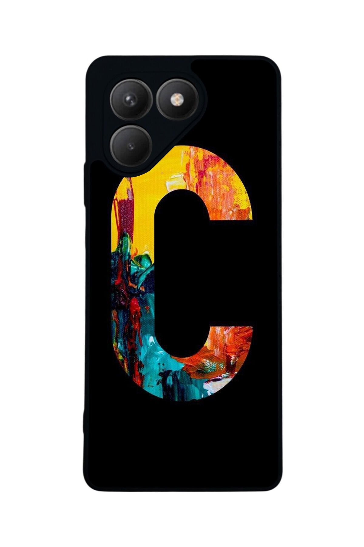 Tecno Pova 7 Mat Uyumlu Siyah Kılıf – Yumuşak Silikon, Koruyucu, Şok Emici Kapak