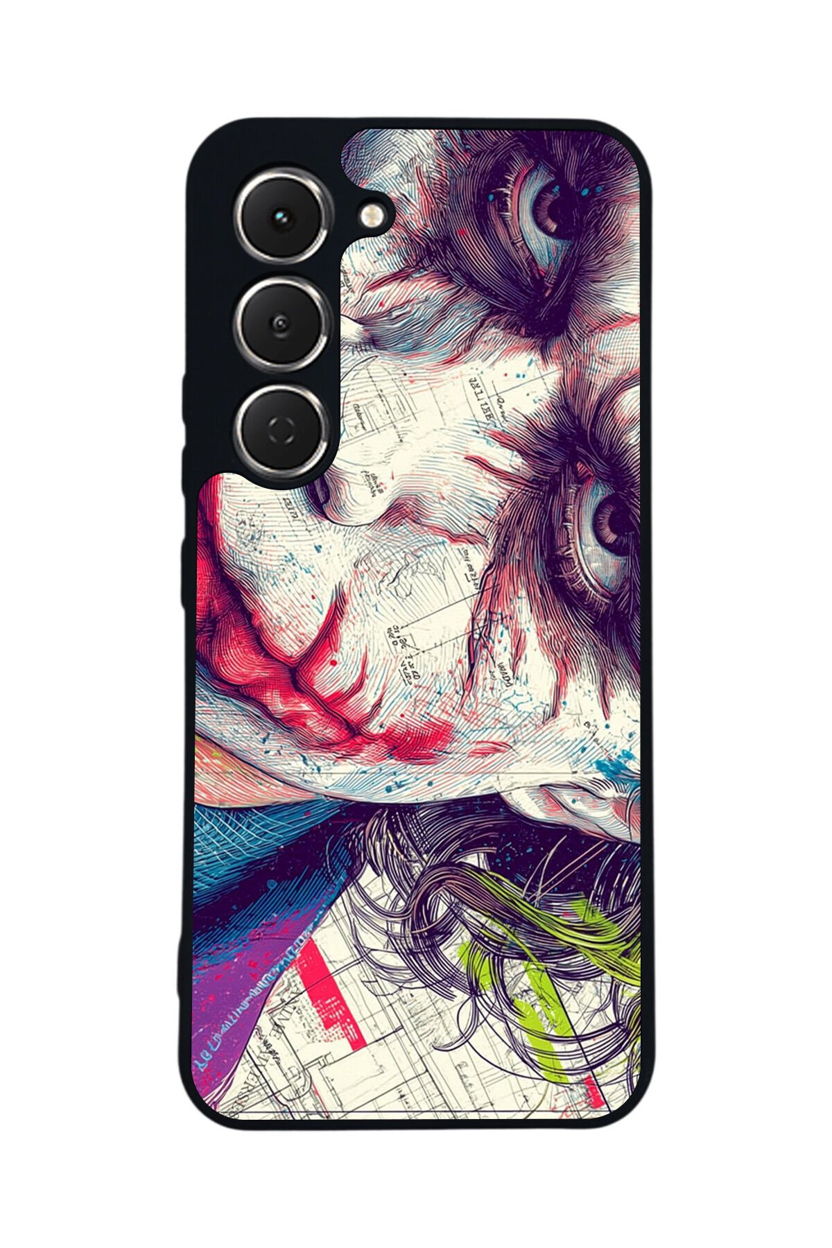 Tecno Spark 40 Pro Uyumlu Joker Tasarımlı Glossy Premium Kılıf