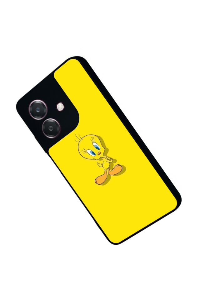 Oppo A3 5G Uyumlu Tweety Tasarımlı Glossy Premium Kılıf