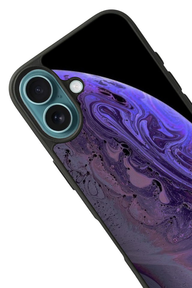 iPhone 16 Plus Uyumlu Ay Tasarımlı Glossy Premium Kılıf