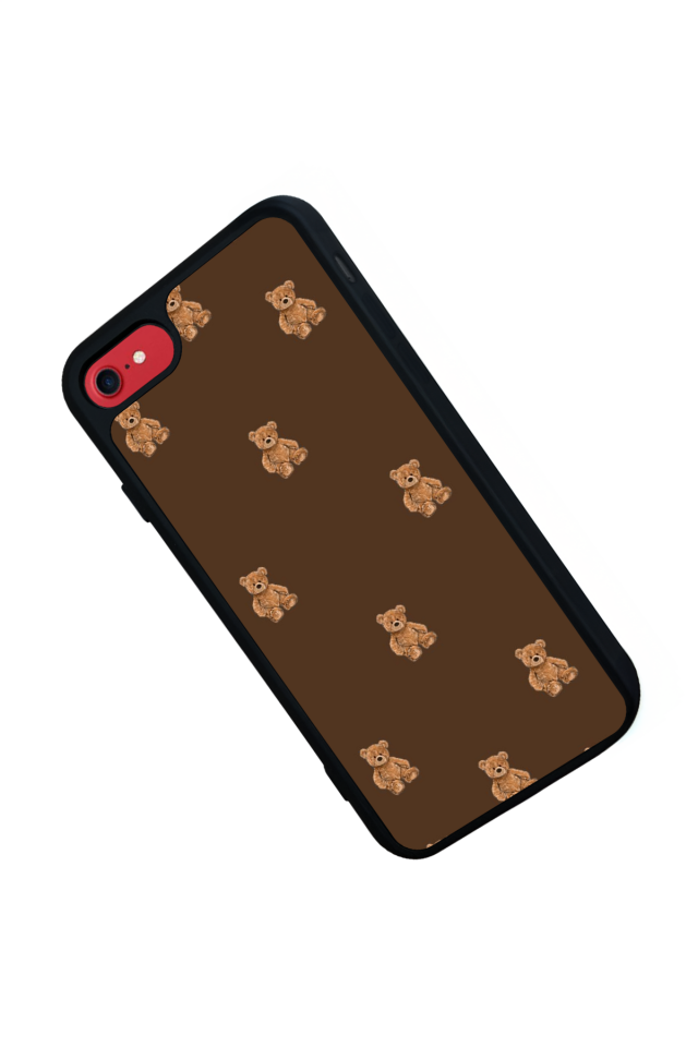 iPhone SE Uyumlu Ayı Tasarımlı Glossy Premium Kılıf