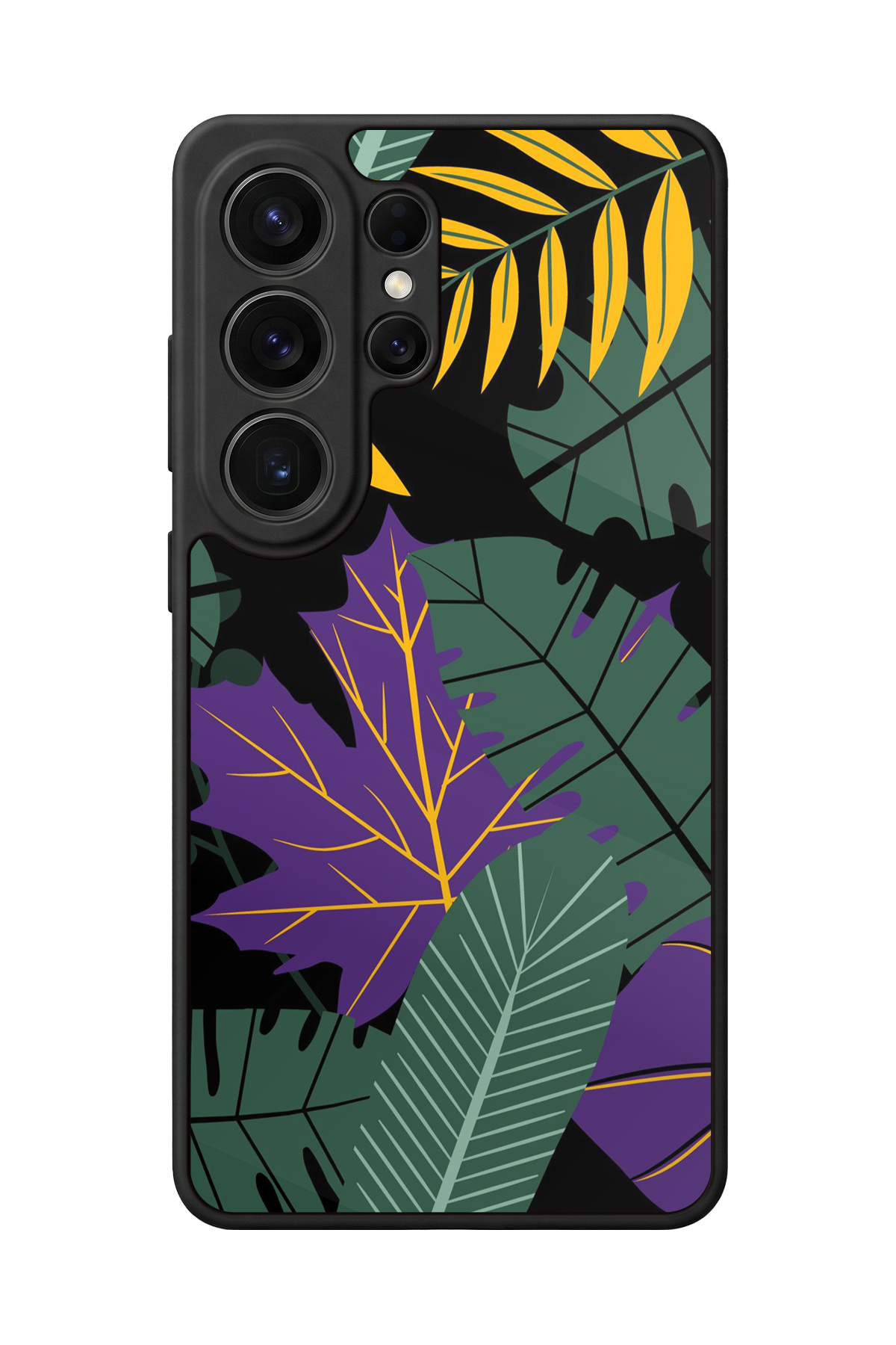 Samsung Galaxy S26 Ultra Uyumlu Botanik Tasarımlı Glossy Premium Kılıf