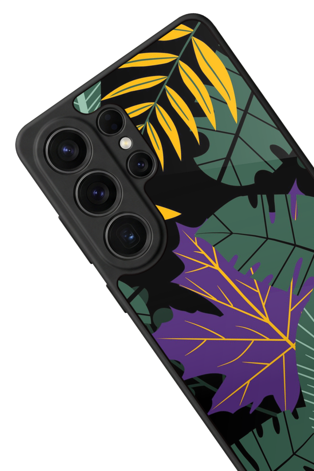 Samsung Galaxy S26 Ultra Uyumlu Botanik Tasarımlı Glossy Premium Kılıf