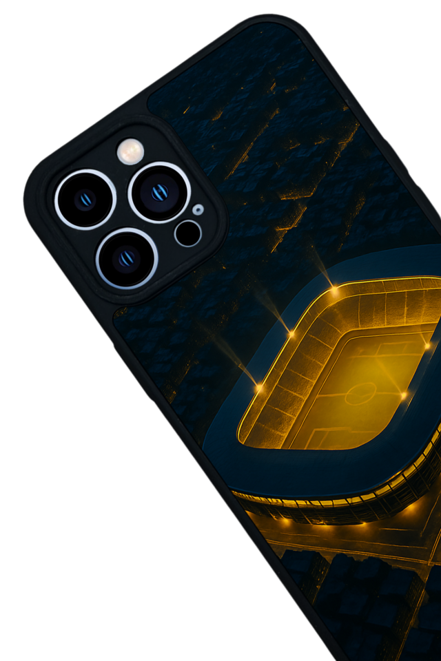 iPhone 13 Pro Max Uyumlu Fenerbahce Tasarımlı Glossy Premium Kılıf