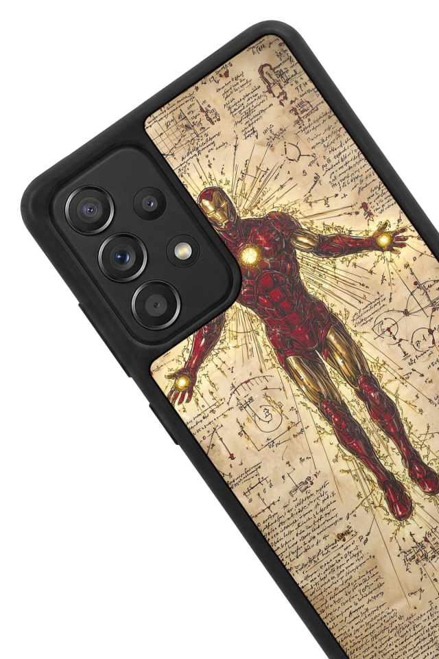 Samsung Galaxy A72 Uyumlu Iron Man ( Demir Adam ) Tasarımlı Glossy Premium Kılıf